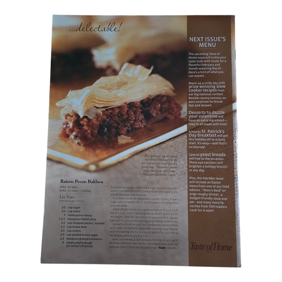 Taste of Home Magazine Comfort and Joy December/January 2008 79 Recipes - Picture 4 of 4